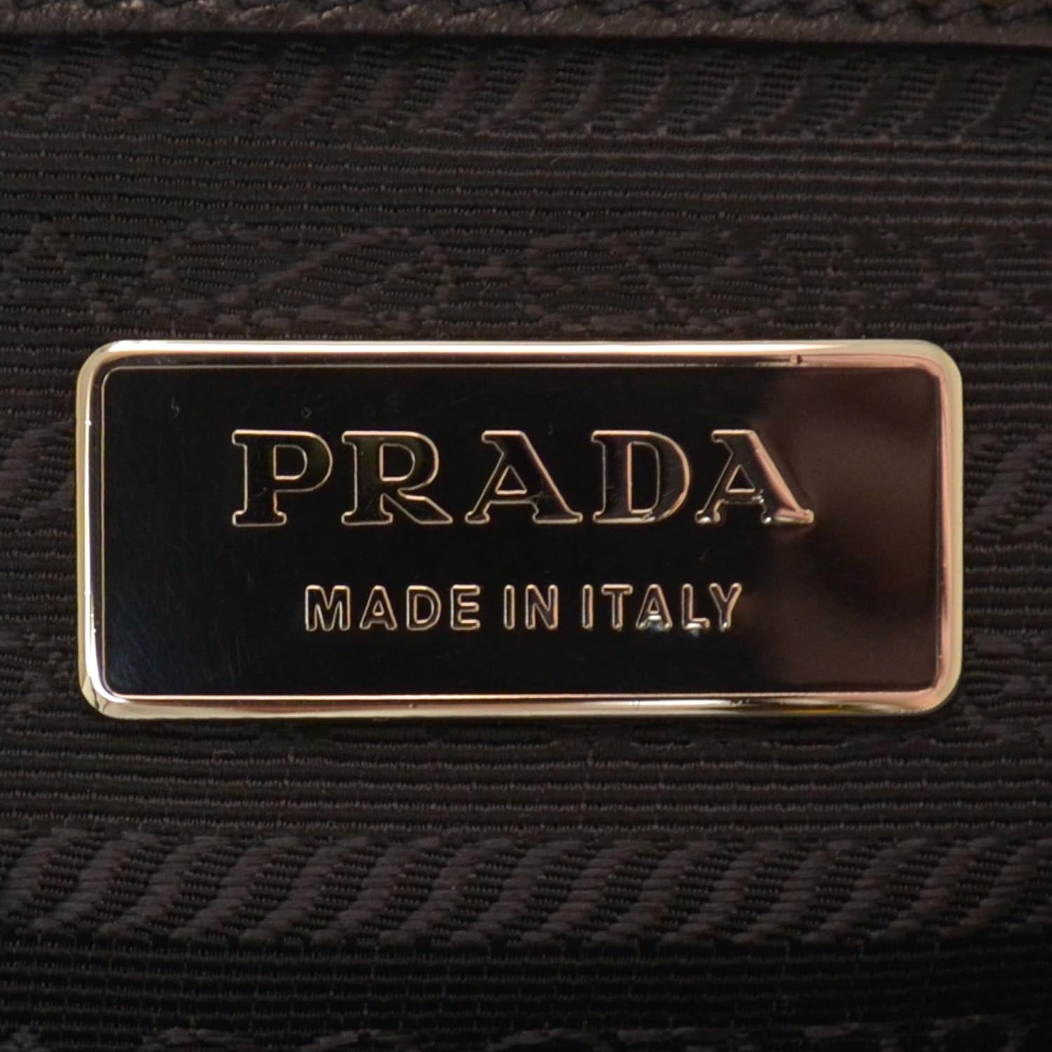 Prada Nappa Gaufre Tote Nero Black 6 of 8