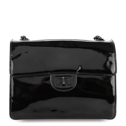 Chanel Patent Small Mademoiselle Single Flap So Black 1 of 7