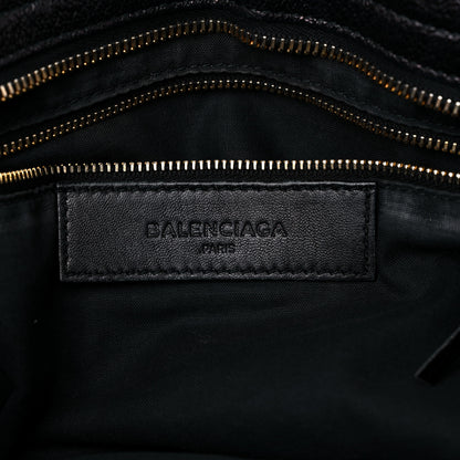 Balenciaga Chevre Gold Metallic Edge Hardware City Black 5 of 28