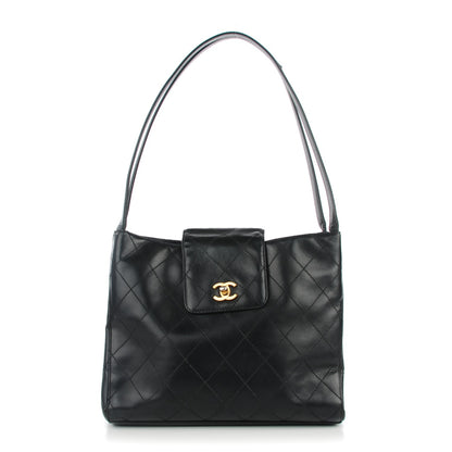 Chanel Lambskin Diamond Stitch Shoulder Bag Black 1 of 14