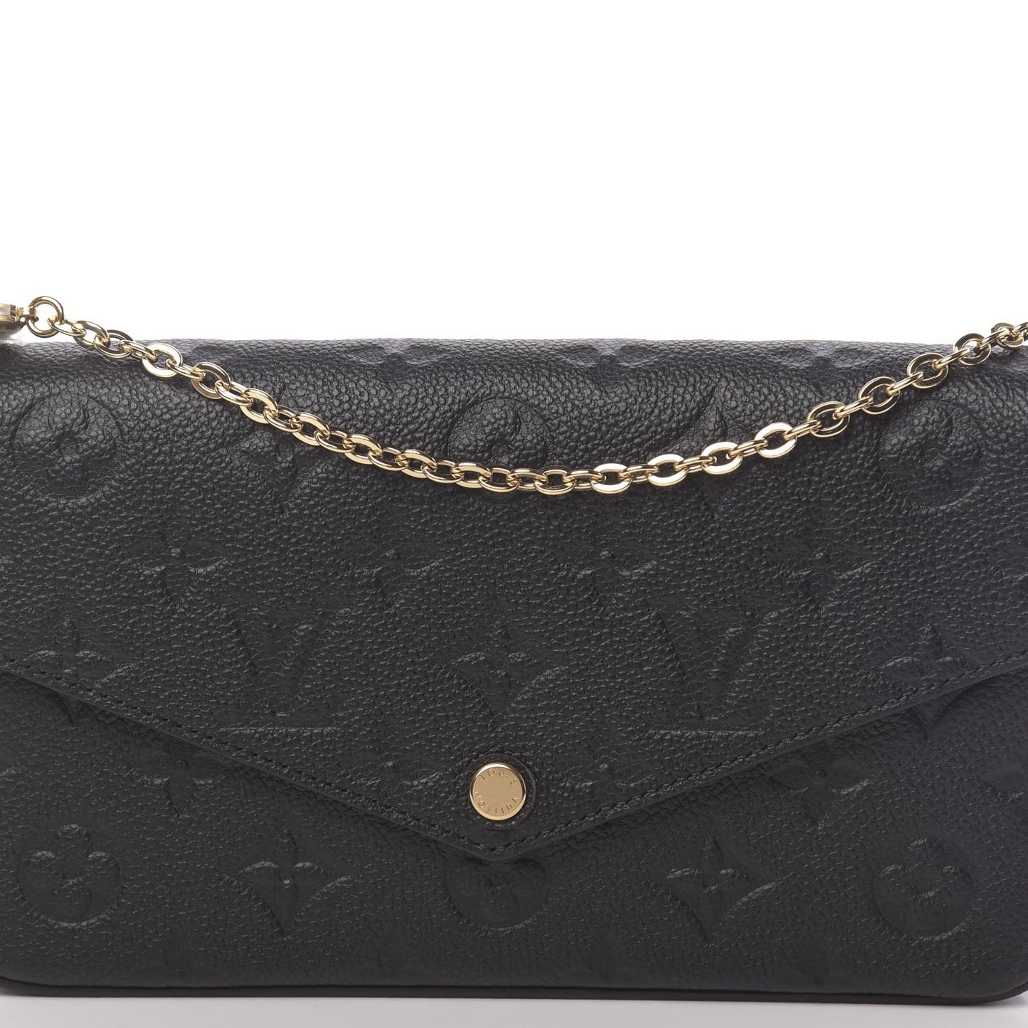 Empreinte Pochette Felicie Chain Wallet Black