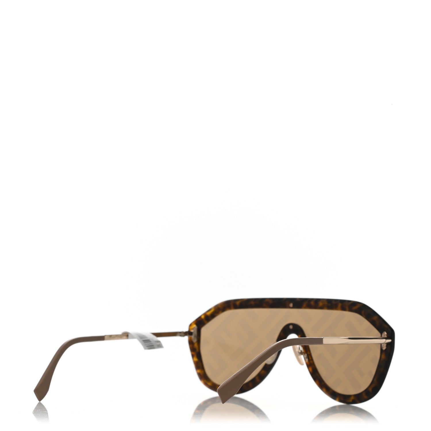Fendi FF Fabulous Shield Sunglasses FF M0039/G/S Beige 4 of 6