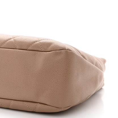 Chanel Caviar Quilted Timeless CC Soft Tote Beige 10 of 10