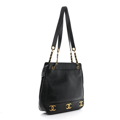 Chanel Caviar CC Shoulder Bag Black 3 of 11