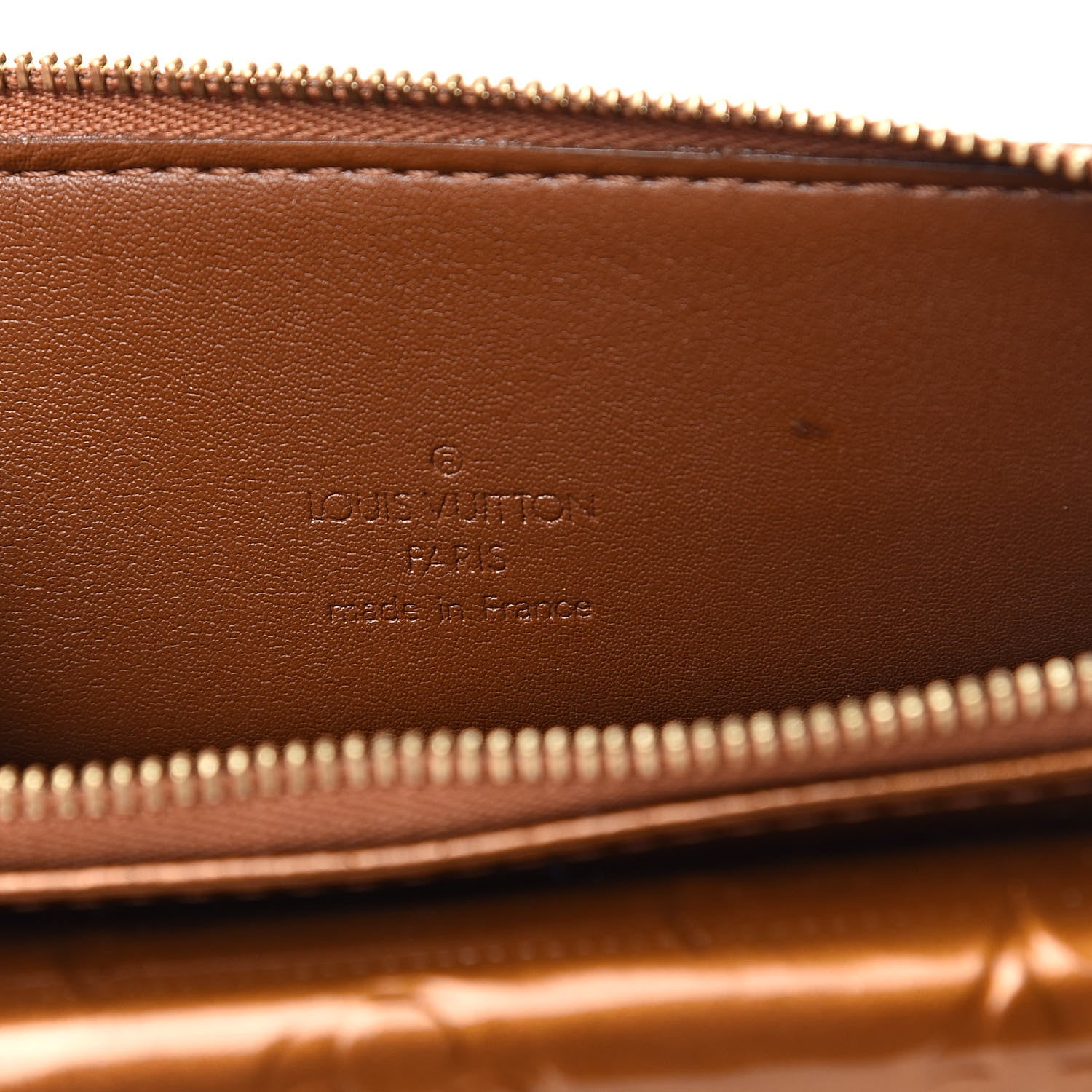 Louis Vuitton Vernis Mott Bronze 6 of 11