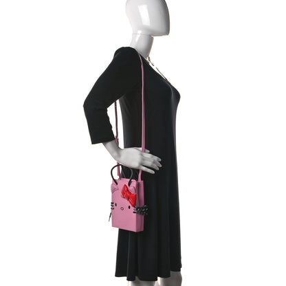 Balenciaga Calfskin Hello Kitty Phone Holder Bag Pink 2 of 10