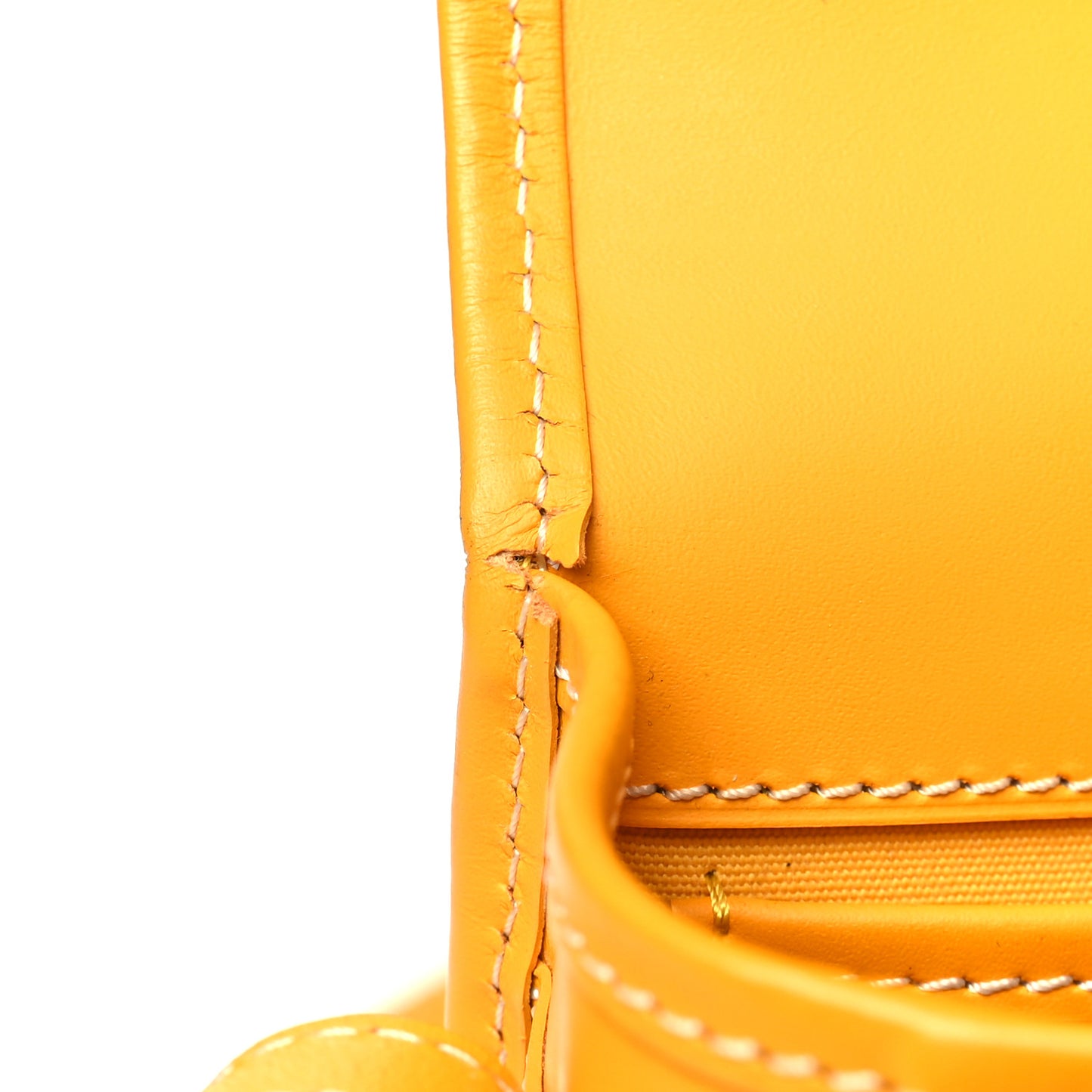 Goyardine Belvedere II PM Messenger Bag Yellow