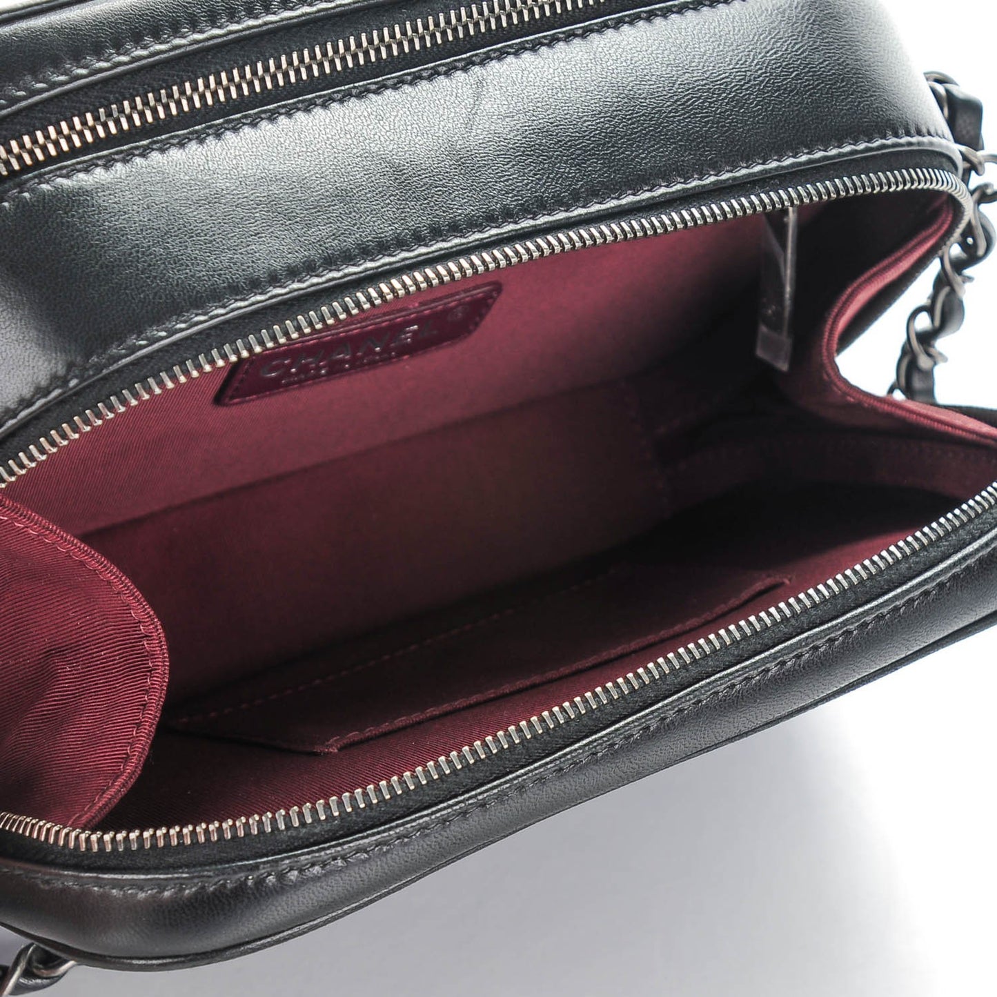 Lambskin Small Coco Boy Camera Case Black