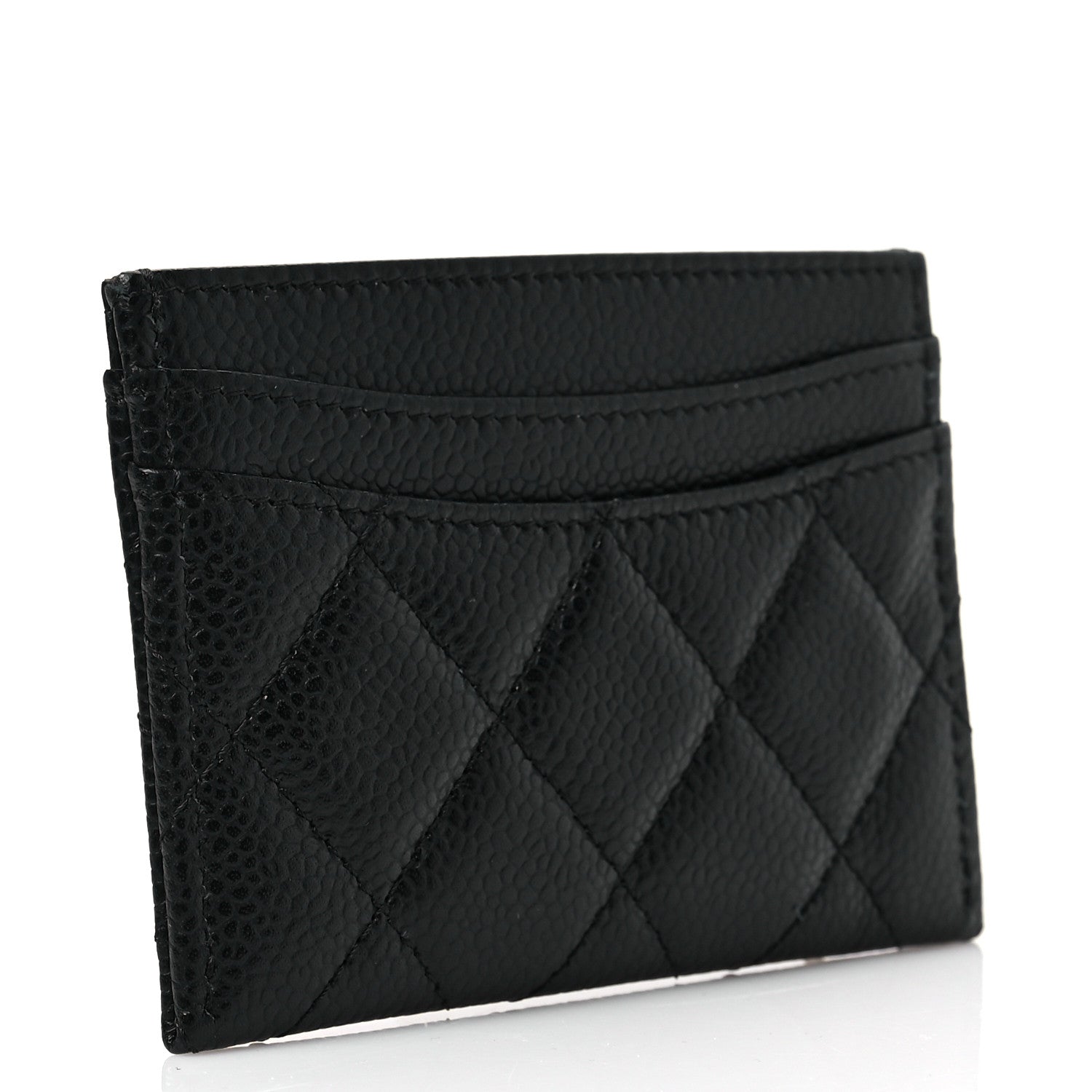 Chanel Caviar Quilted Card Holder Black 3 of 9