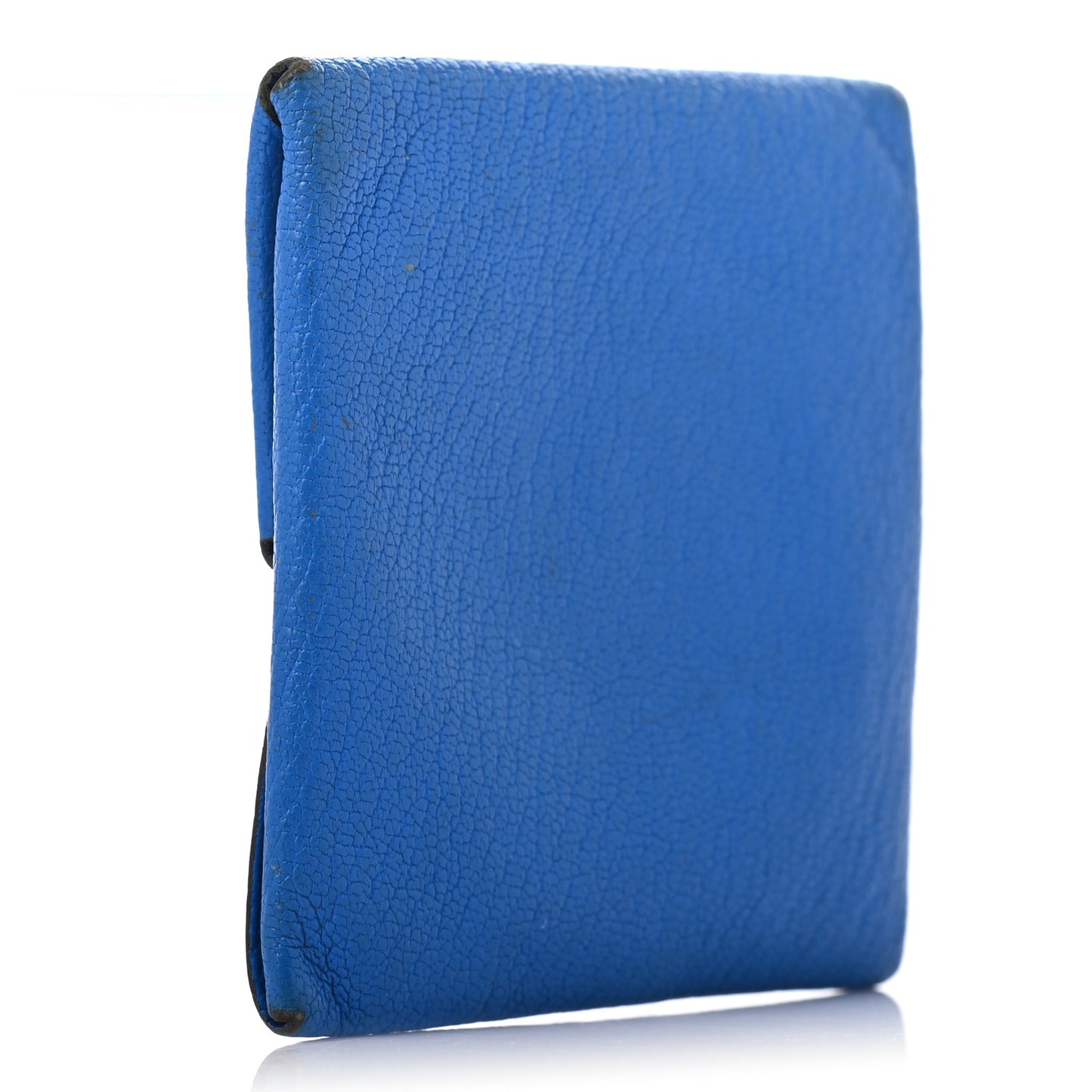 Chevre Mysore Bastia Coin Purse Bleu Hydra