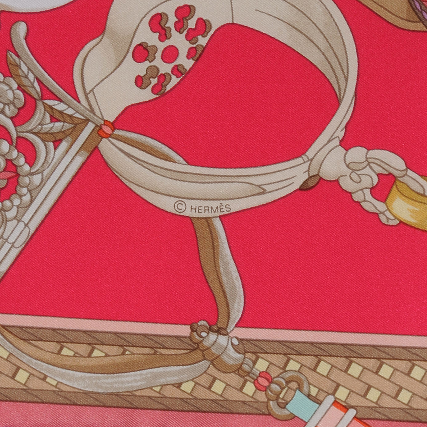 Hermes Silk Concours D Etriers Scarf 90 4 of 6