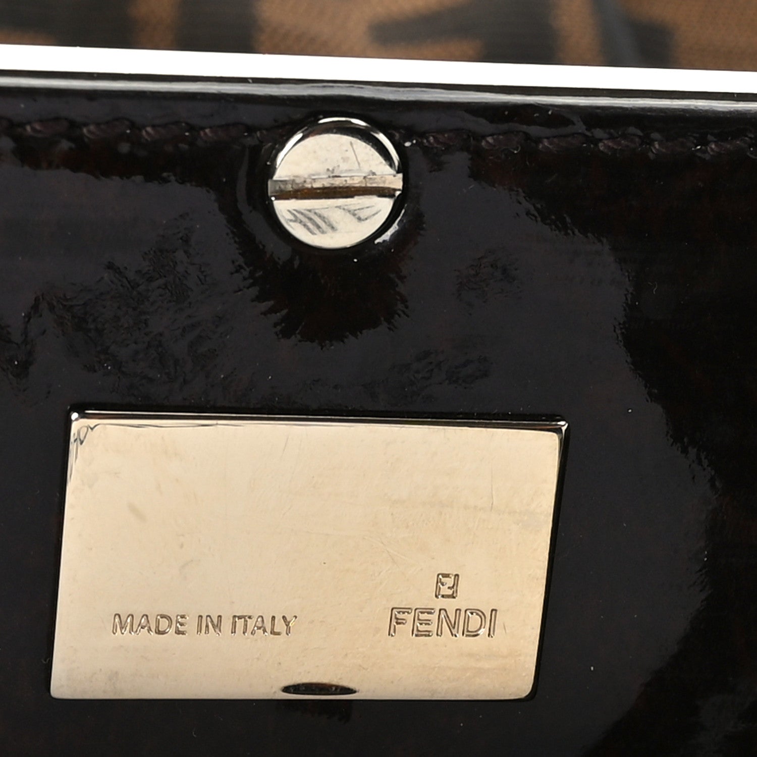 Fendi Zucca Mia Tote Tobacco 7 of 9