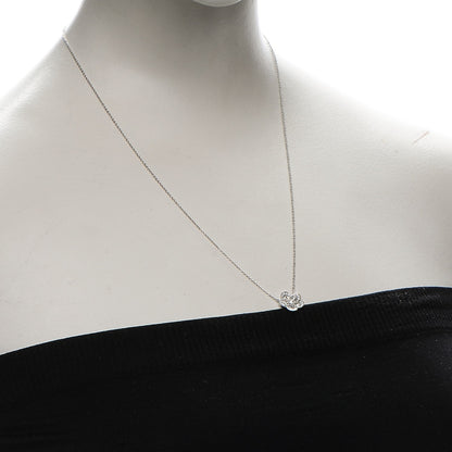 Tiffany Platinum Diamond Small Enchant Flower Pendant Necklace 2 of 7