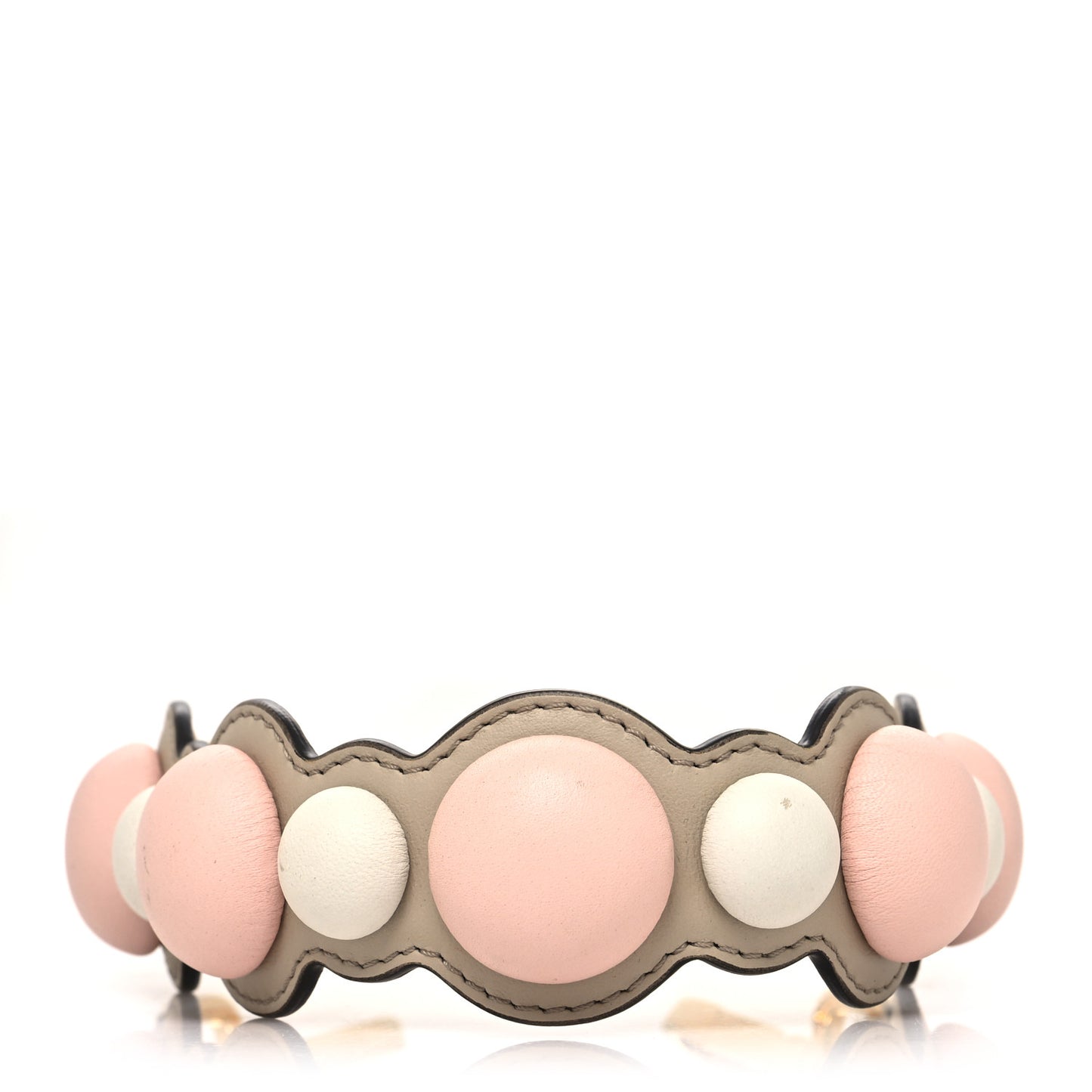 Calfskin Studded Mini Strap You Pink Multicolor