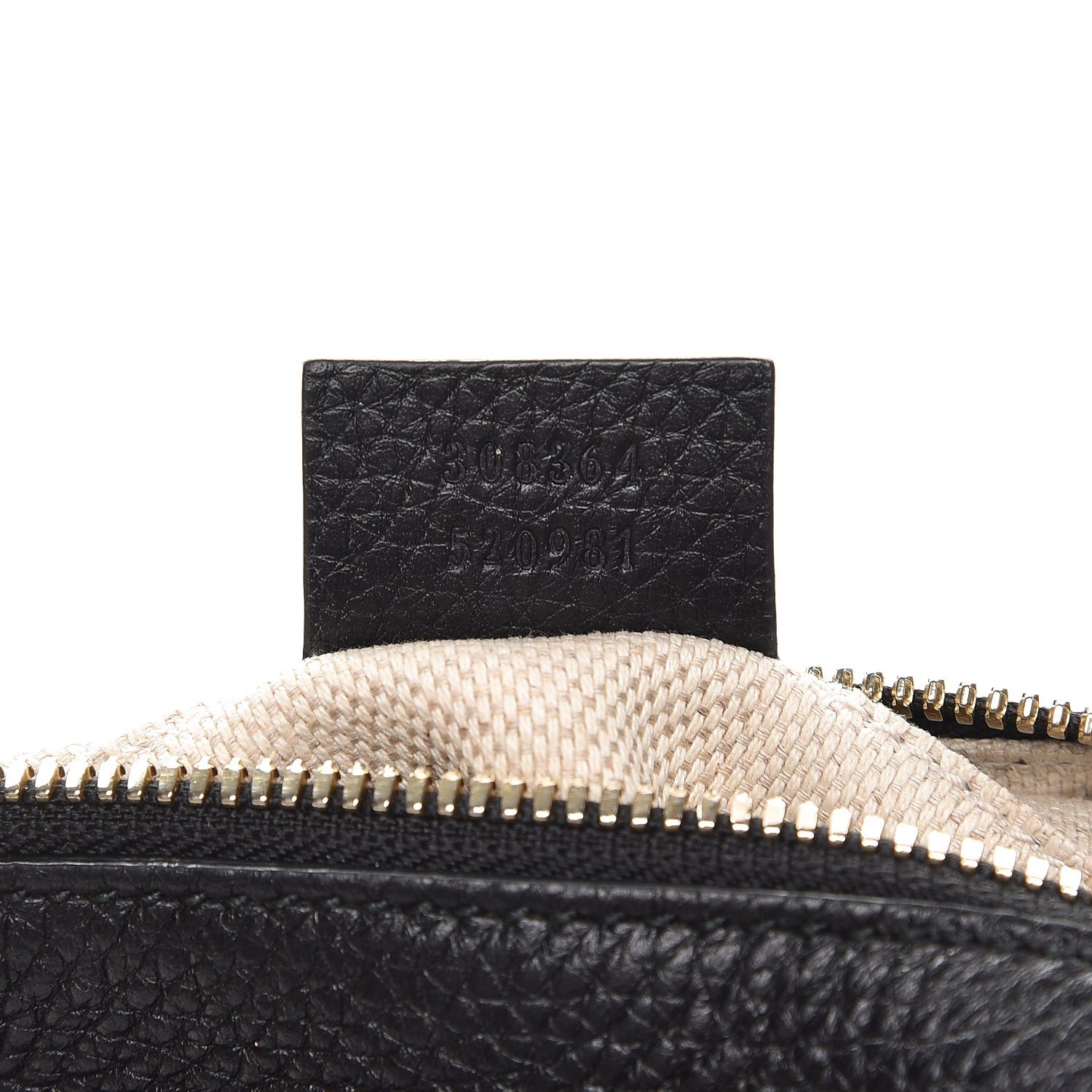 Gucci Pebbled Calfskin Small Soho Disco Bag Black 7 of 7