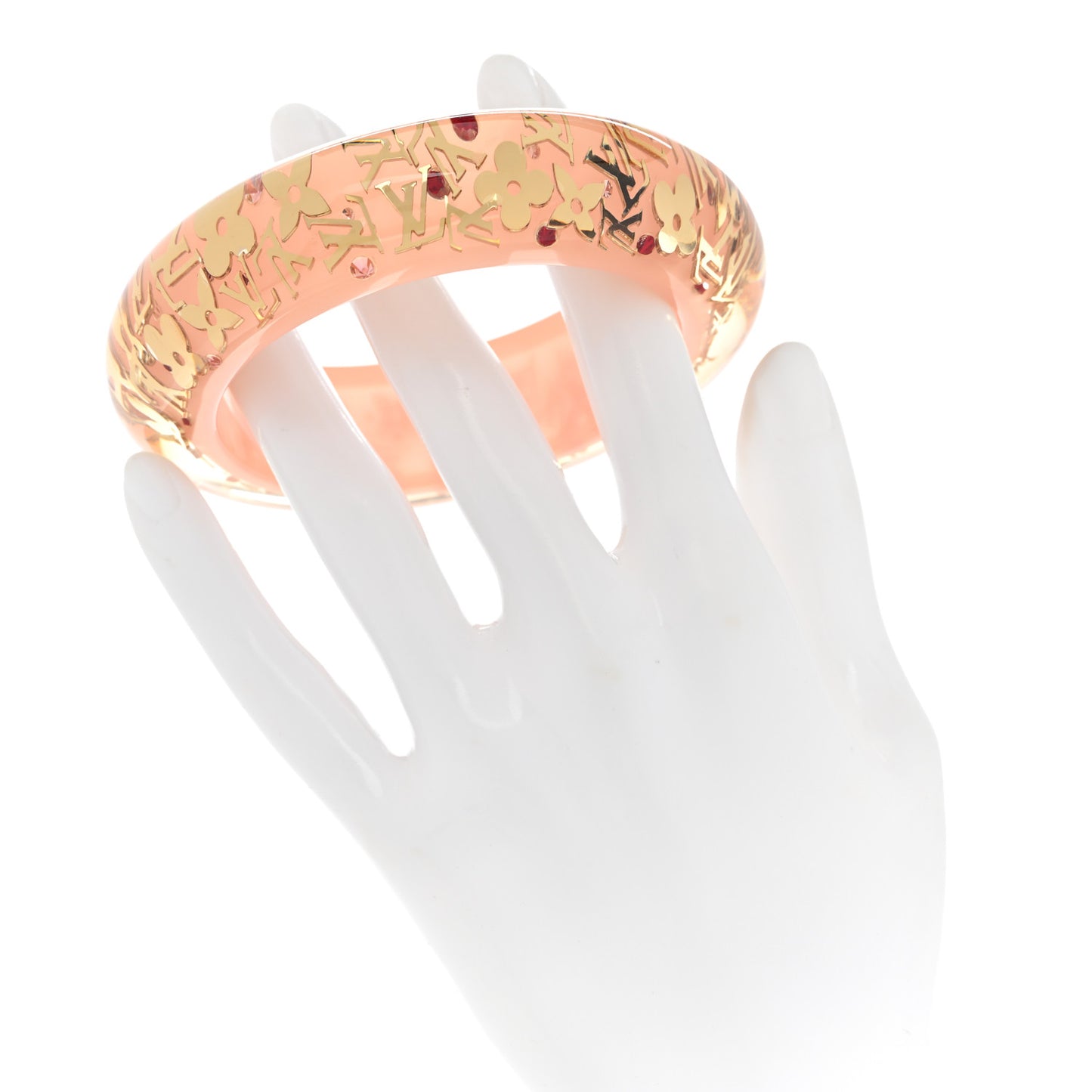 Resin Swarovski Medium Inclusion Bracelet GM Rose