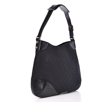 Gucci Monogram Hasler Hobo Black 2 of 12