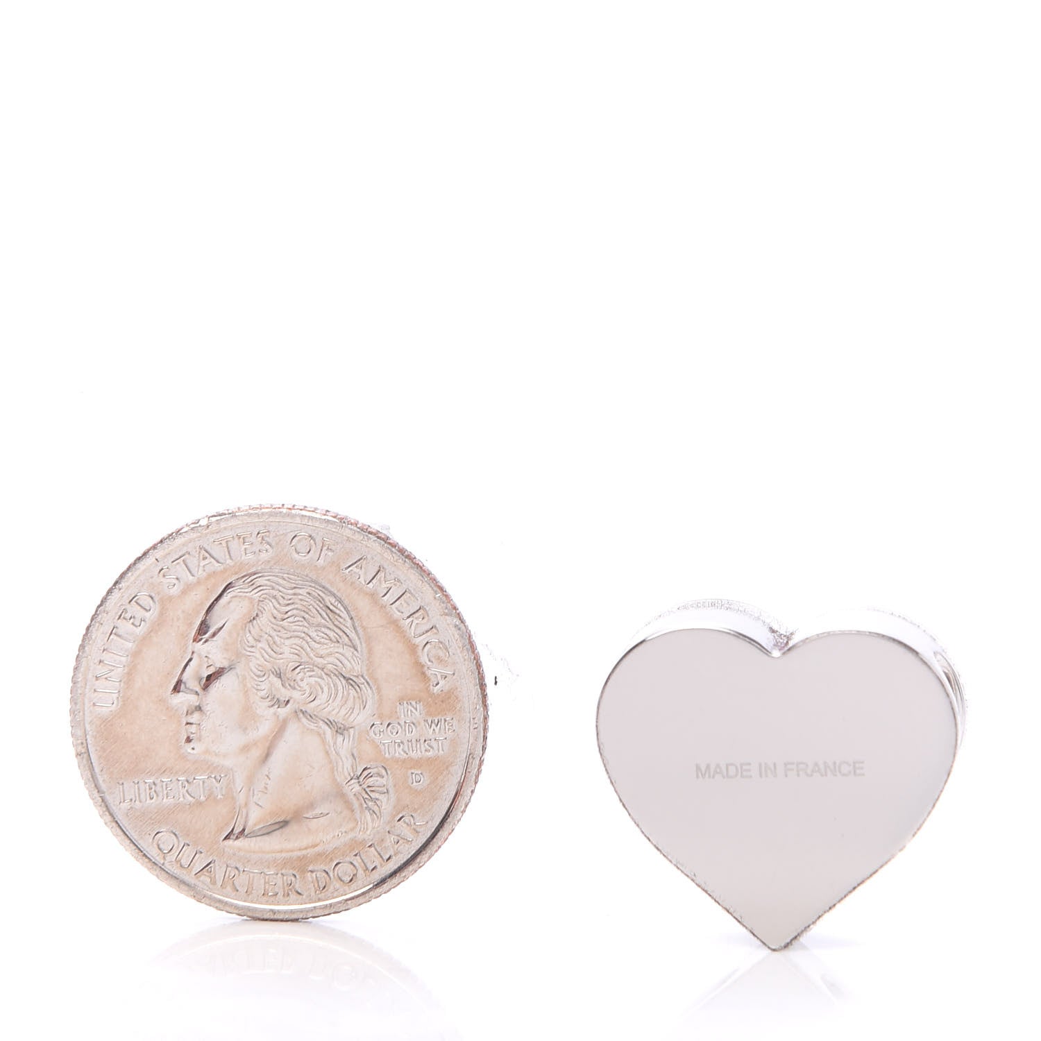 Hermes Palladium Coeur Scarf Ring Black 2 of 3