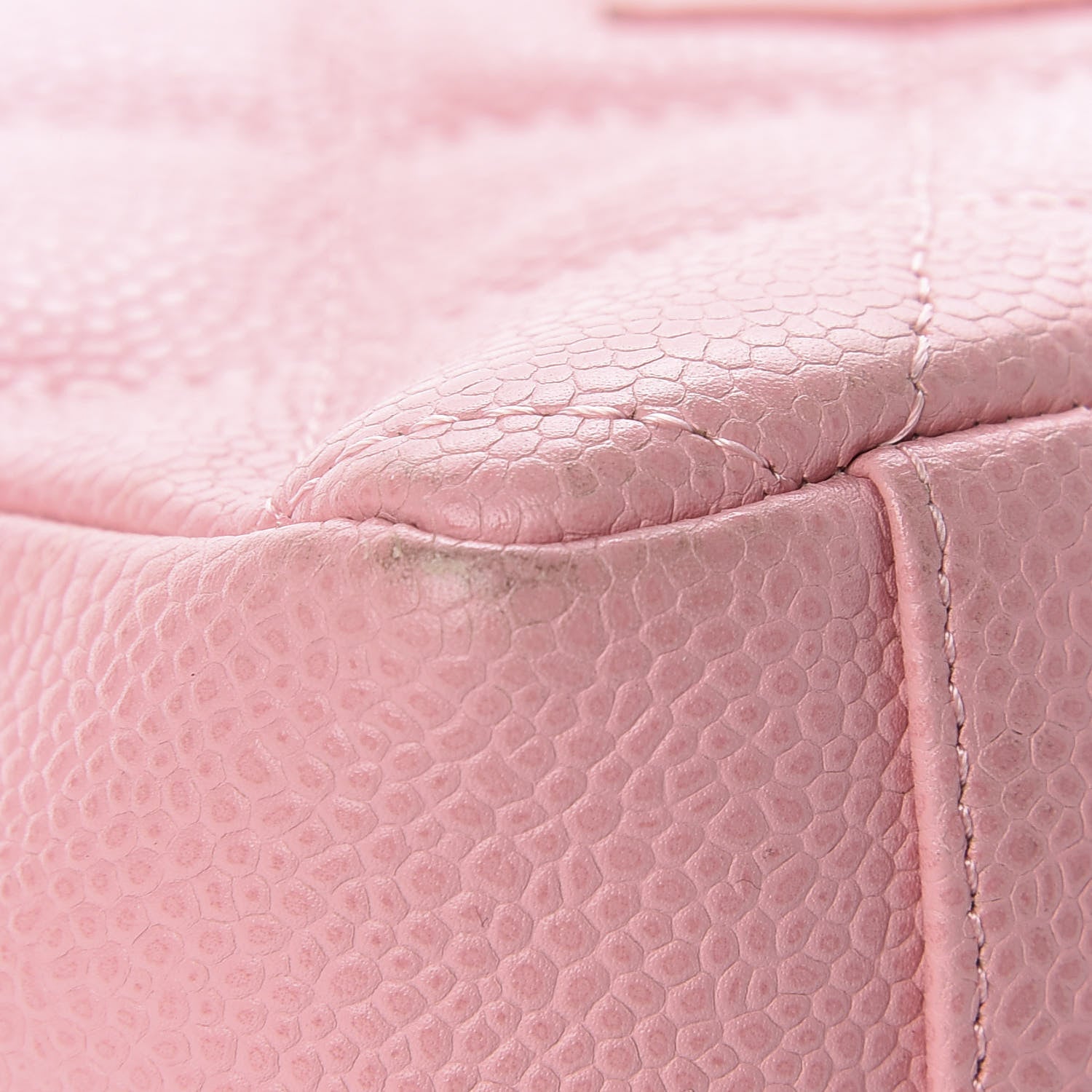 Chanel Caviar Quilted Petit Shopping Tote PST Pink 14 of 16