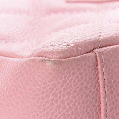 Chanel Caviar Quilted Petit Shopping Tote PST Pink 14 of 16