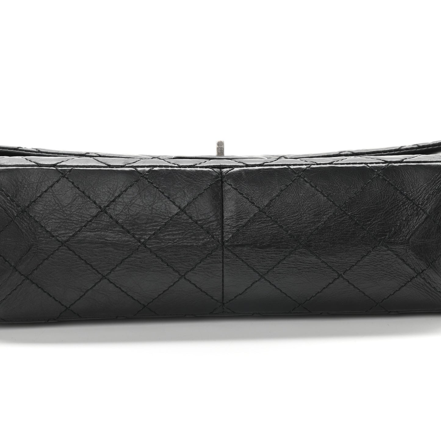Aged Calfskin Quilted 2.55 Reissue 226 Flap Black