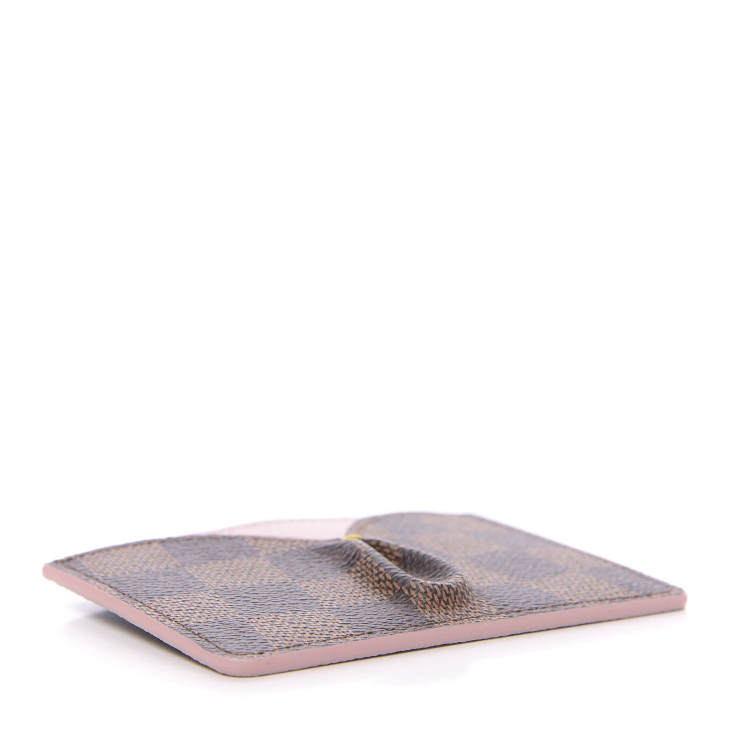 Louis Vuitton Damier Ebene Caissa Card Holder Rose Ballerine 4 of 6