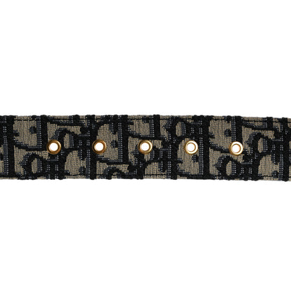 Christian Dior Oblique 30 Montaigne 35mm Belt 75 30 Blue 3 of 8