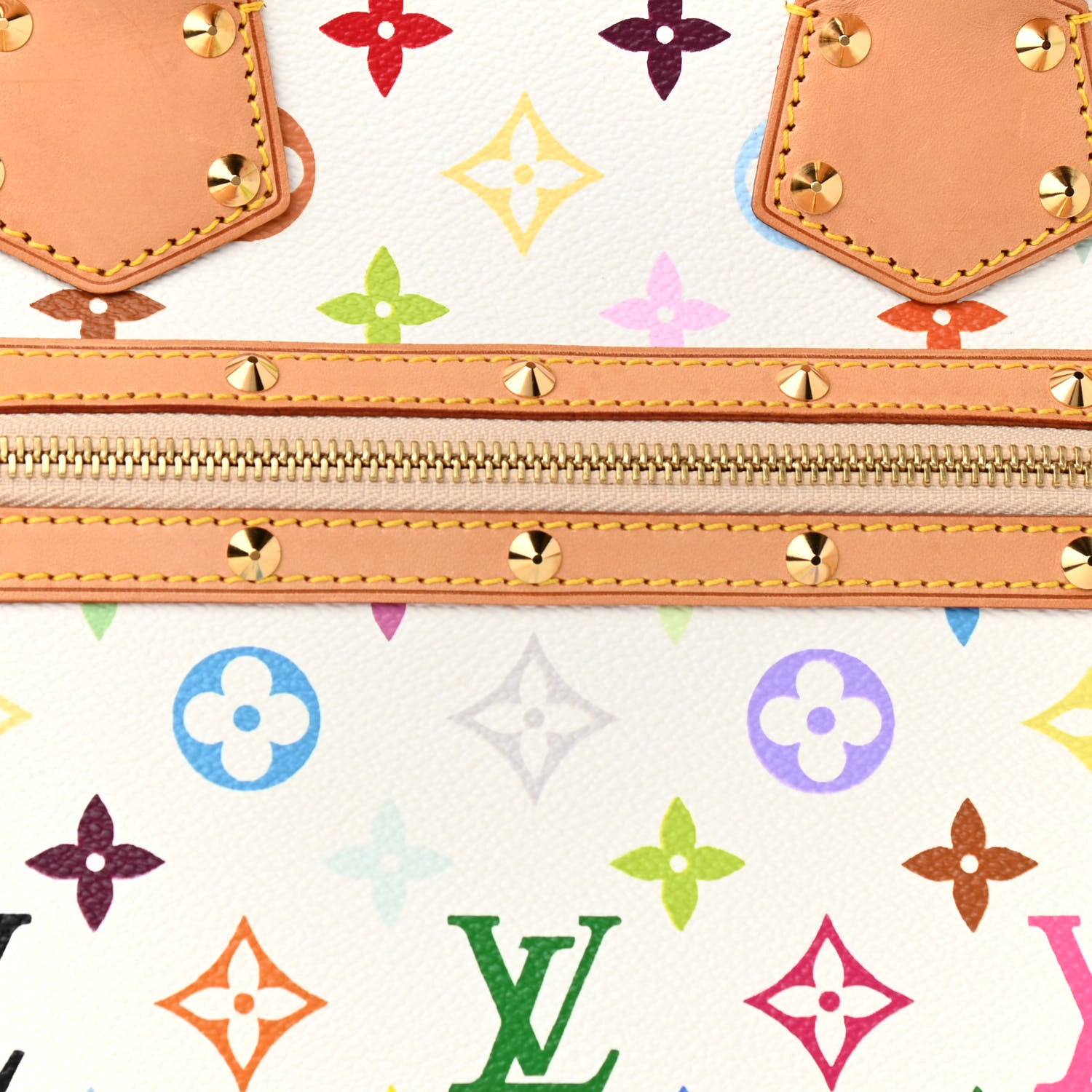 Louis Vuitton Monogram Multicolor Alma White 8 of 11