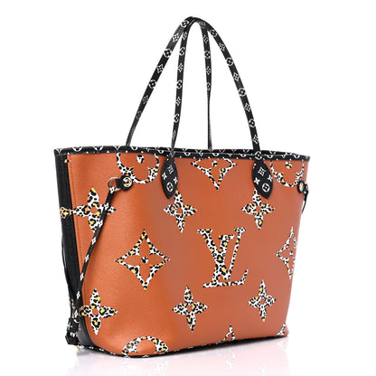 Louis Vuitton Monogram Giant Jungle Neverfull MM Black 4 of 12