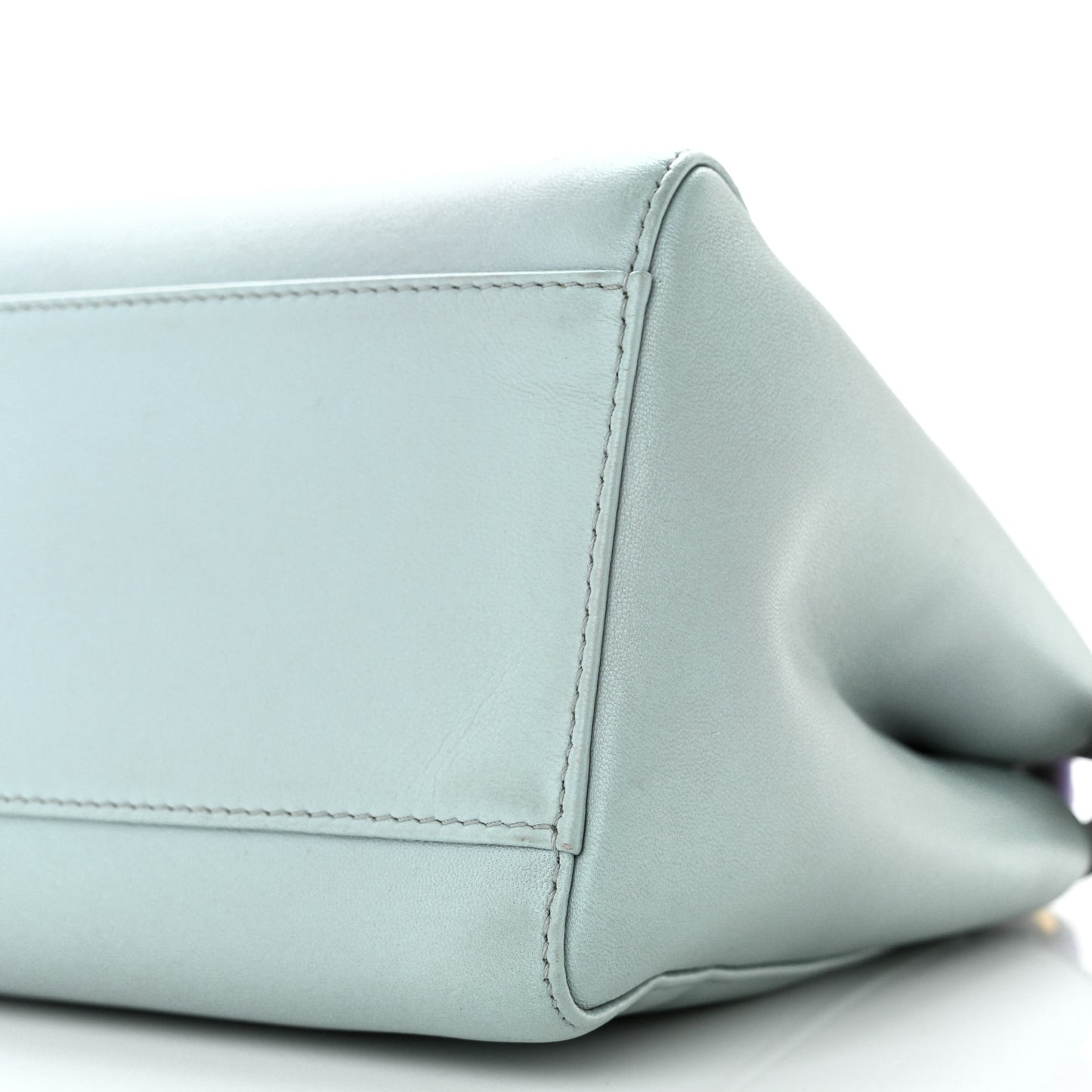 Nappa Colorblock Mini Peekaboo Iconic Satchel Polvere Purple Rain Ruby