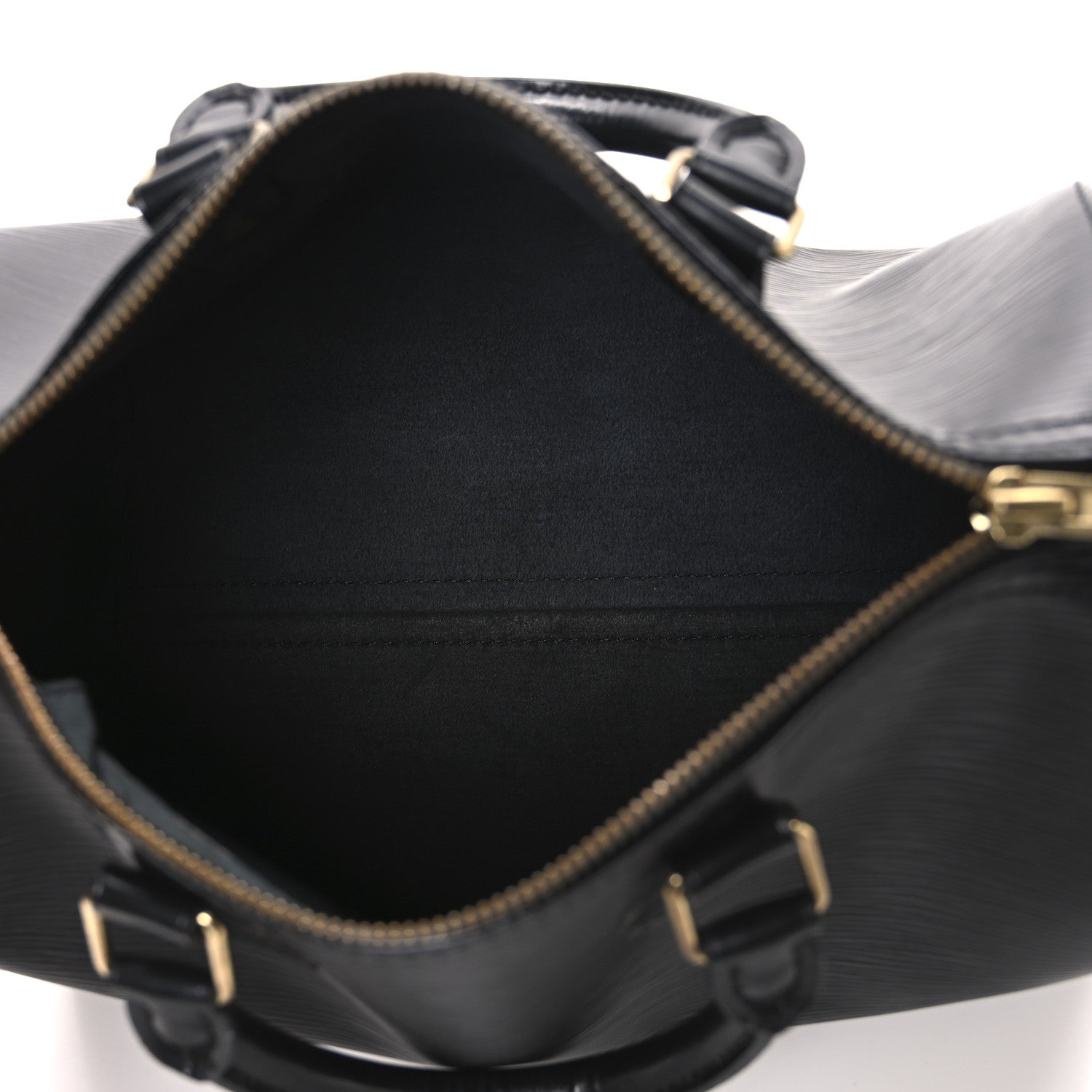 Louis Vuitton Epi Speedy 25 Black 5 of 10