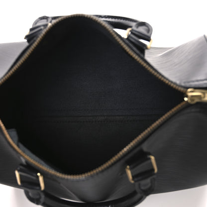 Louis Vuitton Epi Speedy 25 Black 5 of 10