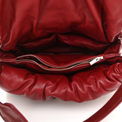 Celine Smooth Lambskin Medium Pillow Flap Burgundy 5 of 11