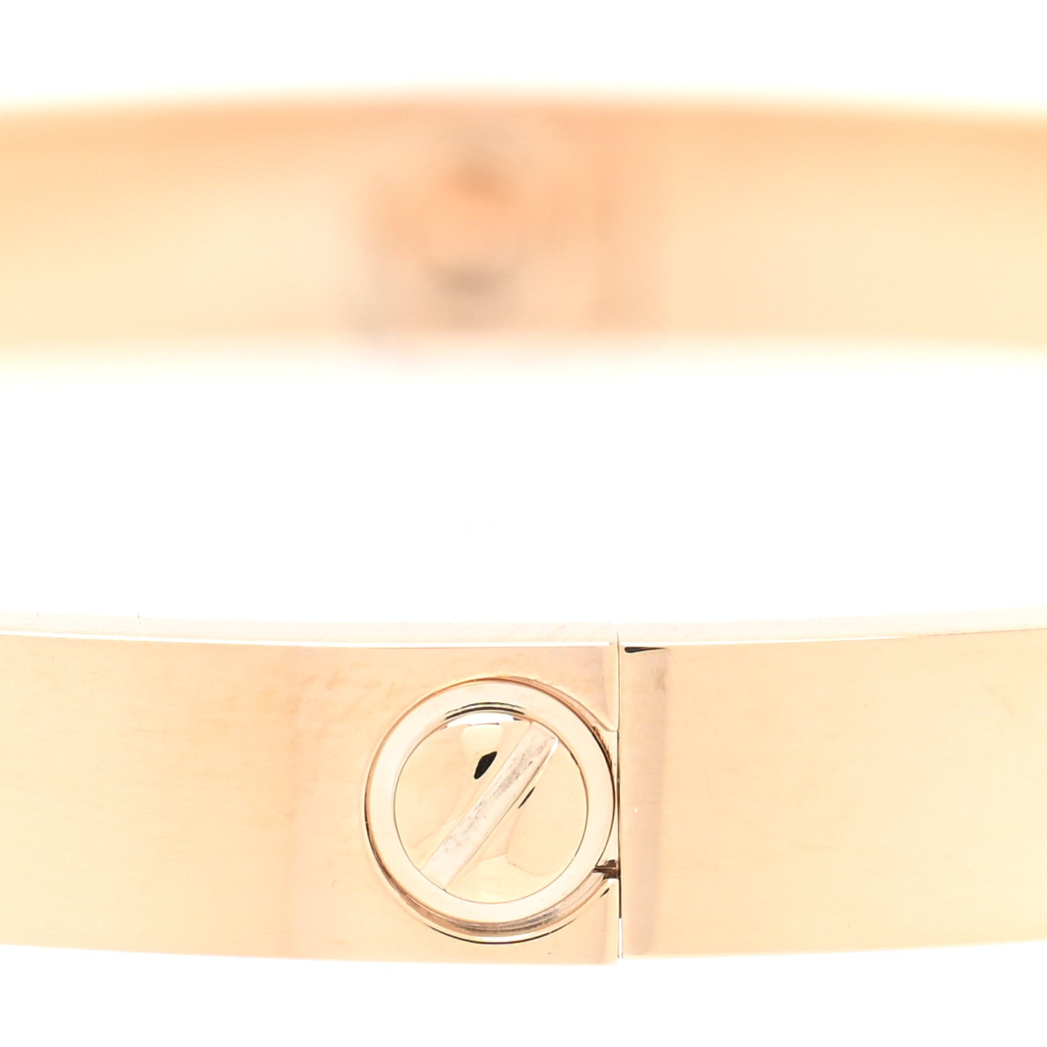 Cartier 18K Pink Gold 4 Diamond LOVE Bracelet 18 5 of 8