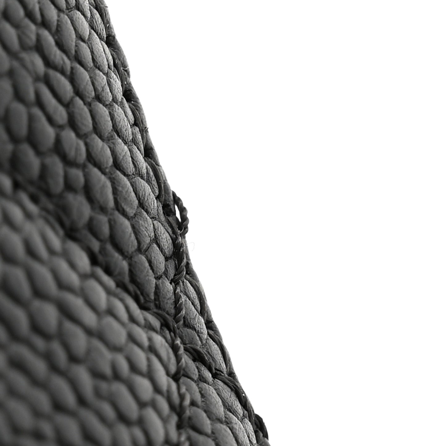 Caviar Quilted Waist Bag Black