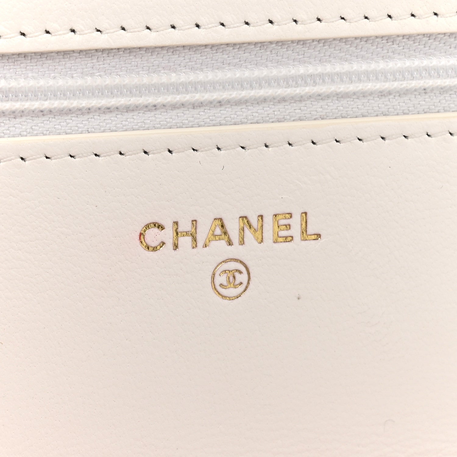 Chanel Lambskin Plexiglass Quilted Coco Love Wallet On Chain WOC White 6 of 13