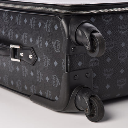 MCM Visetos Small Traveler Trolley Whelled Suitcase Black 8 of 21
