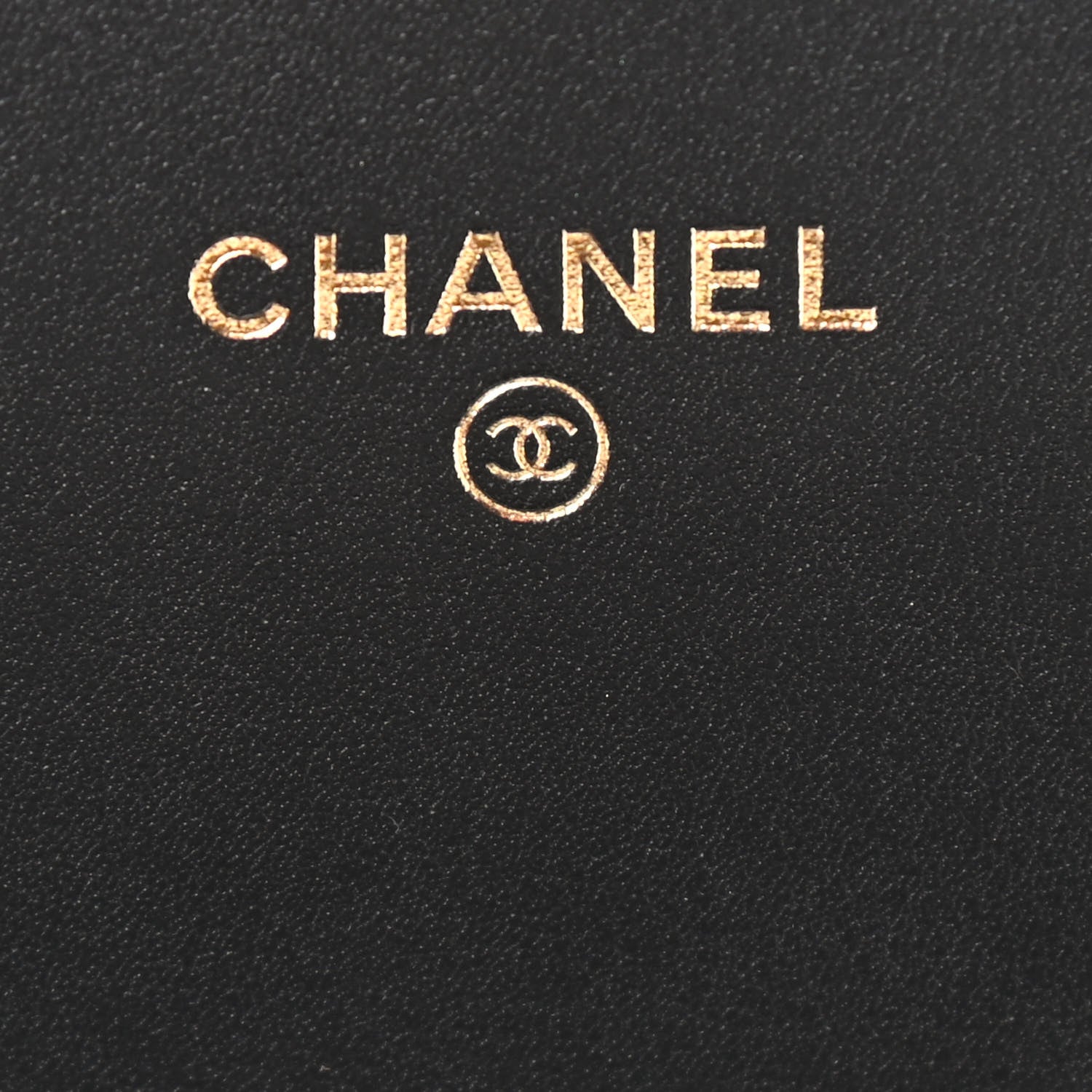 Chanel Calfskin Quilted Enchained Wallet On Chain WOC Black 6 of 10