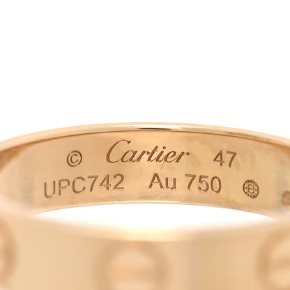 Cartier 18K Yellow Gold 3.5mm LOVE Wedding Band Ring 47 4 4 of 5
