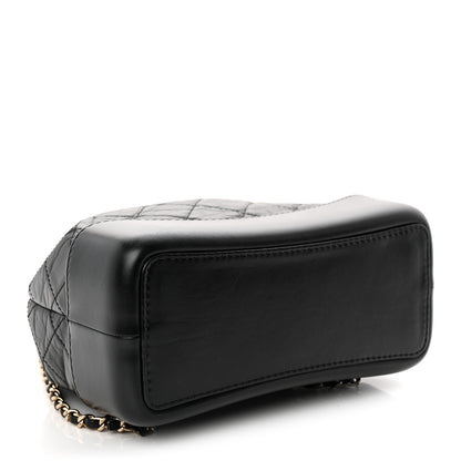 Chanel Aged Calfskin Quilted Small Gabrielle Backpack Black 4 of 13