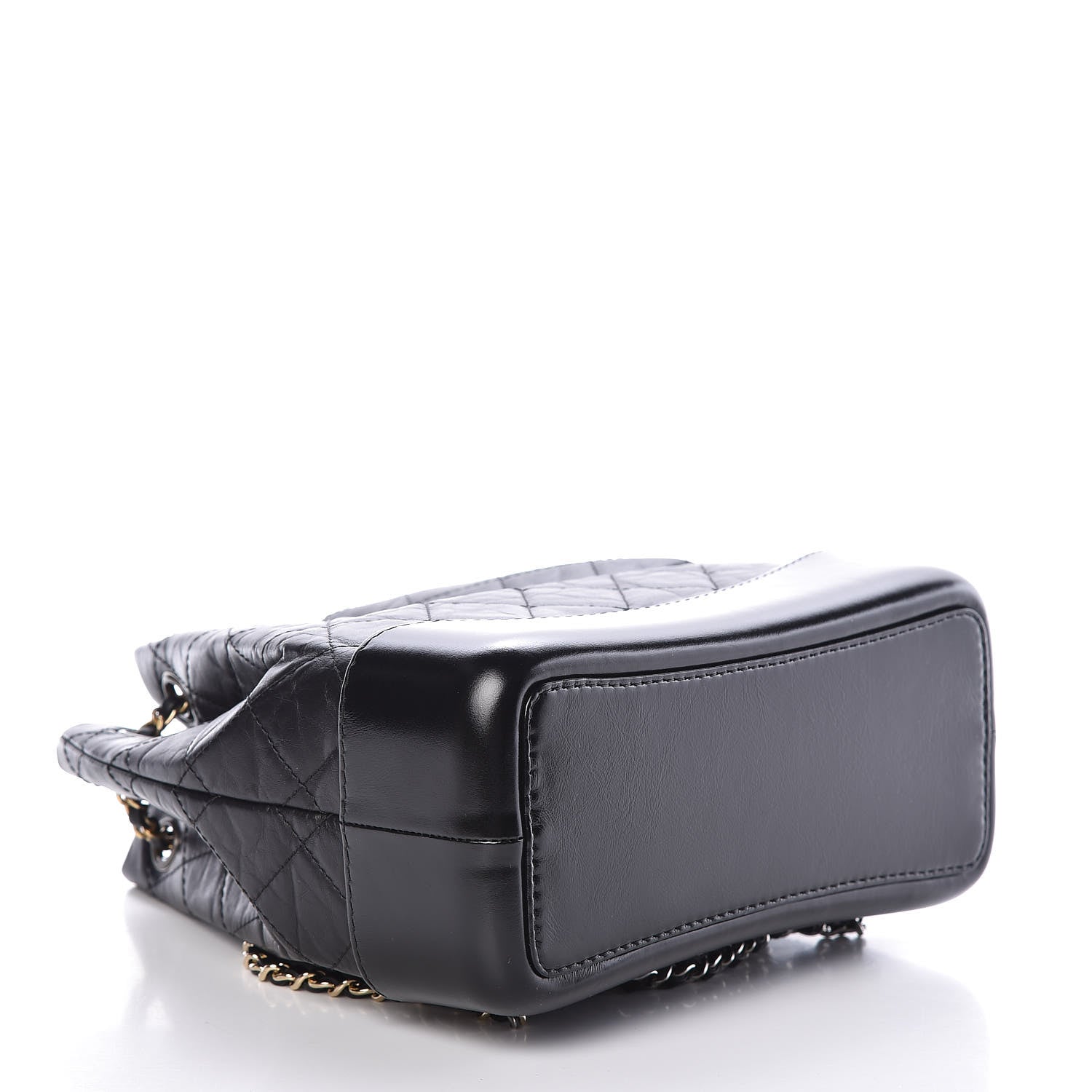 Chanel Aged Calfskin Quilted Small Gabrielle Backpack Black 4 of 12