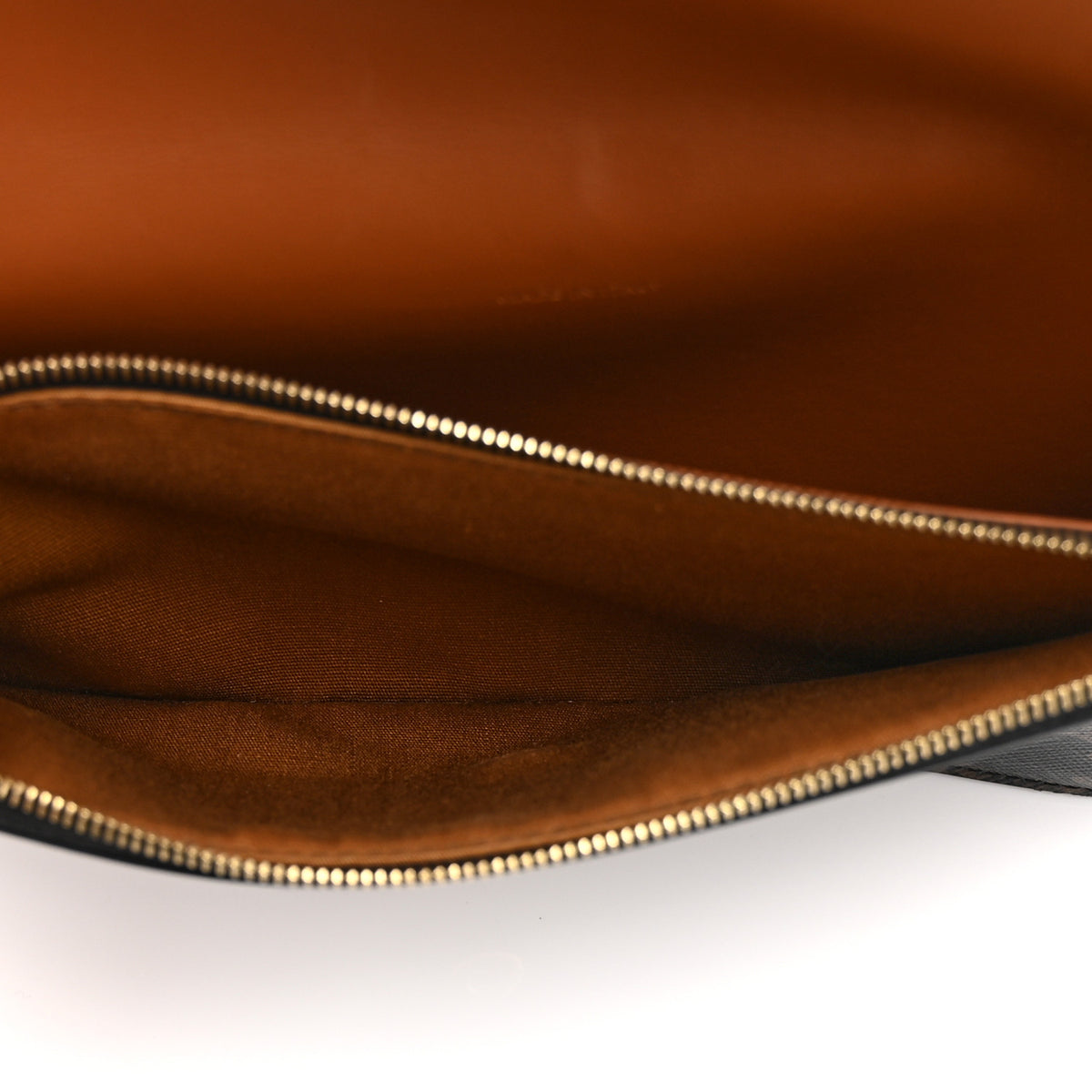 Celine Triomphe Canvas Lambskin Wallet On Strap Tan 7 of 12