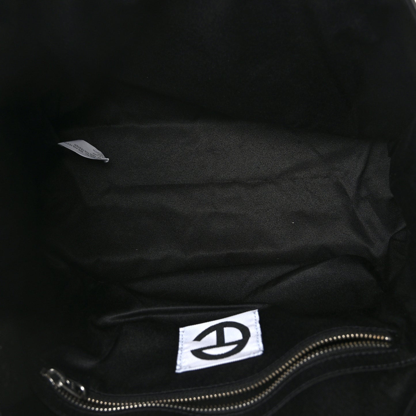 Vegan Leather Medium Shopping Bag Black