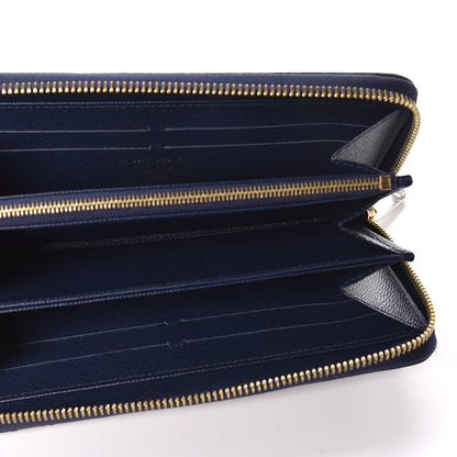 Louis Vuitton Damier Paillettes Zippy Wallet Blue 5 of 9