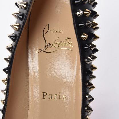 Christian Louboutin Nappa Pigalle Spikes 100 Pumps 37 Black 7 of 8
