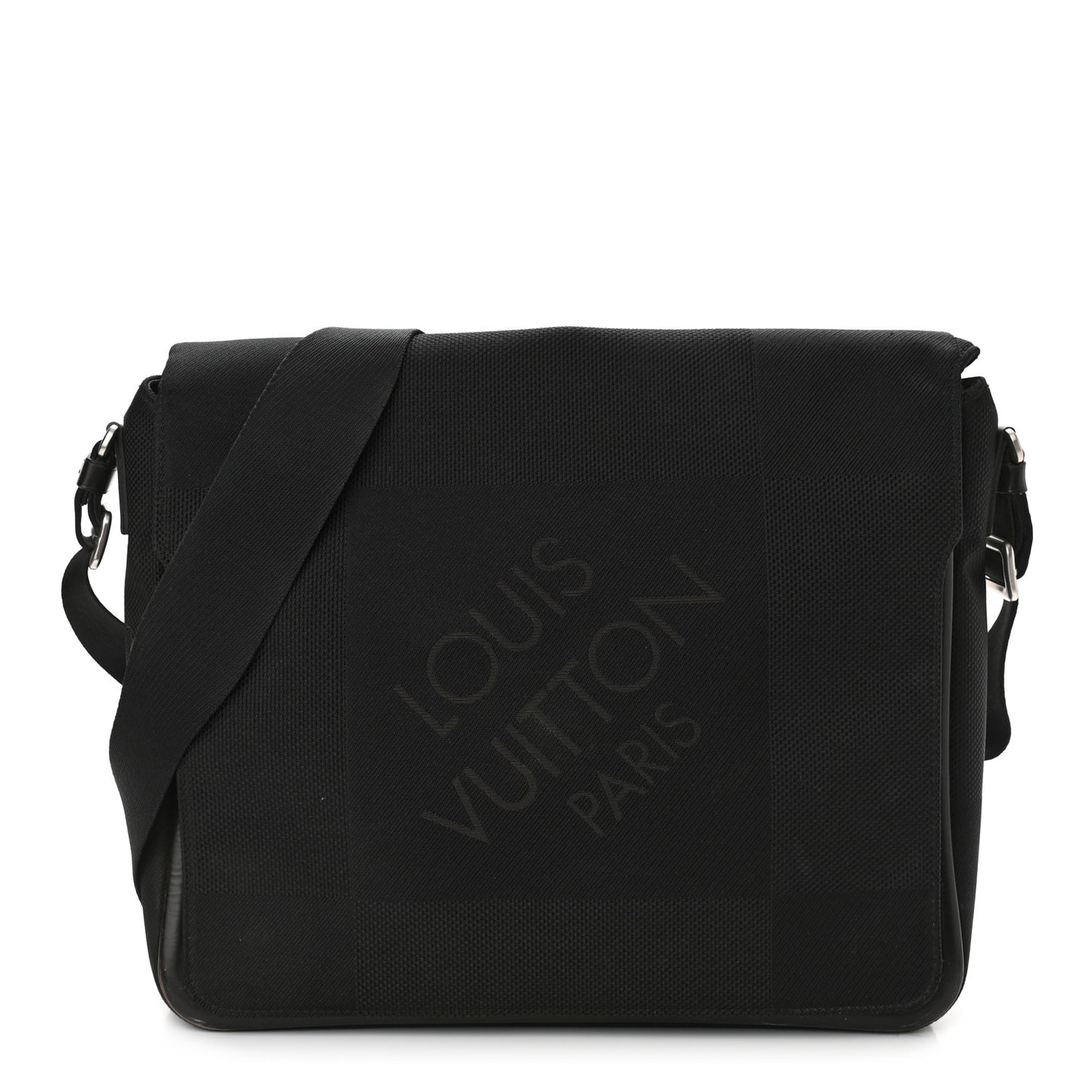 Damier Geant Petit Messenger Bag Black