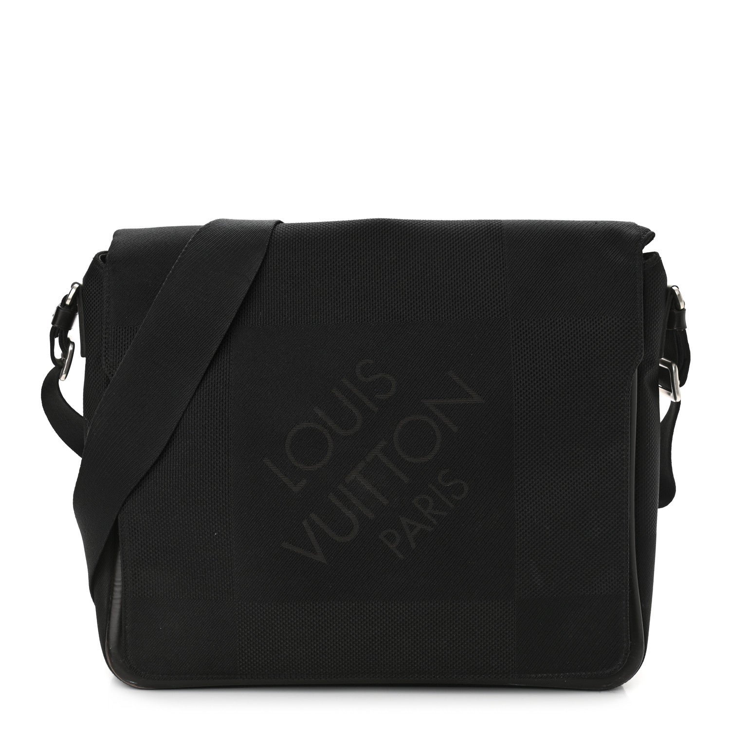 Louis Vuitton Damier Geant Petit Messenger Bag Black 3 of 12