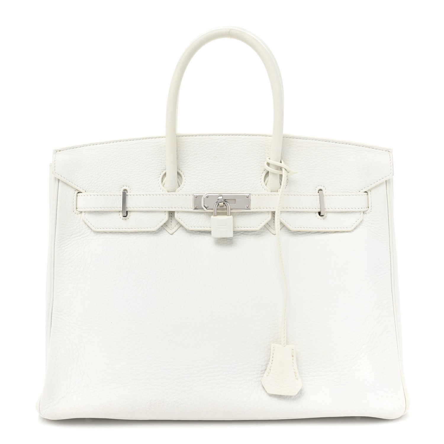 Hermes Taurillon Clemence BIRKIN 35 White 1 of 12