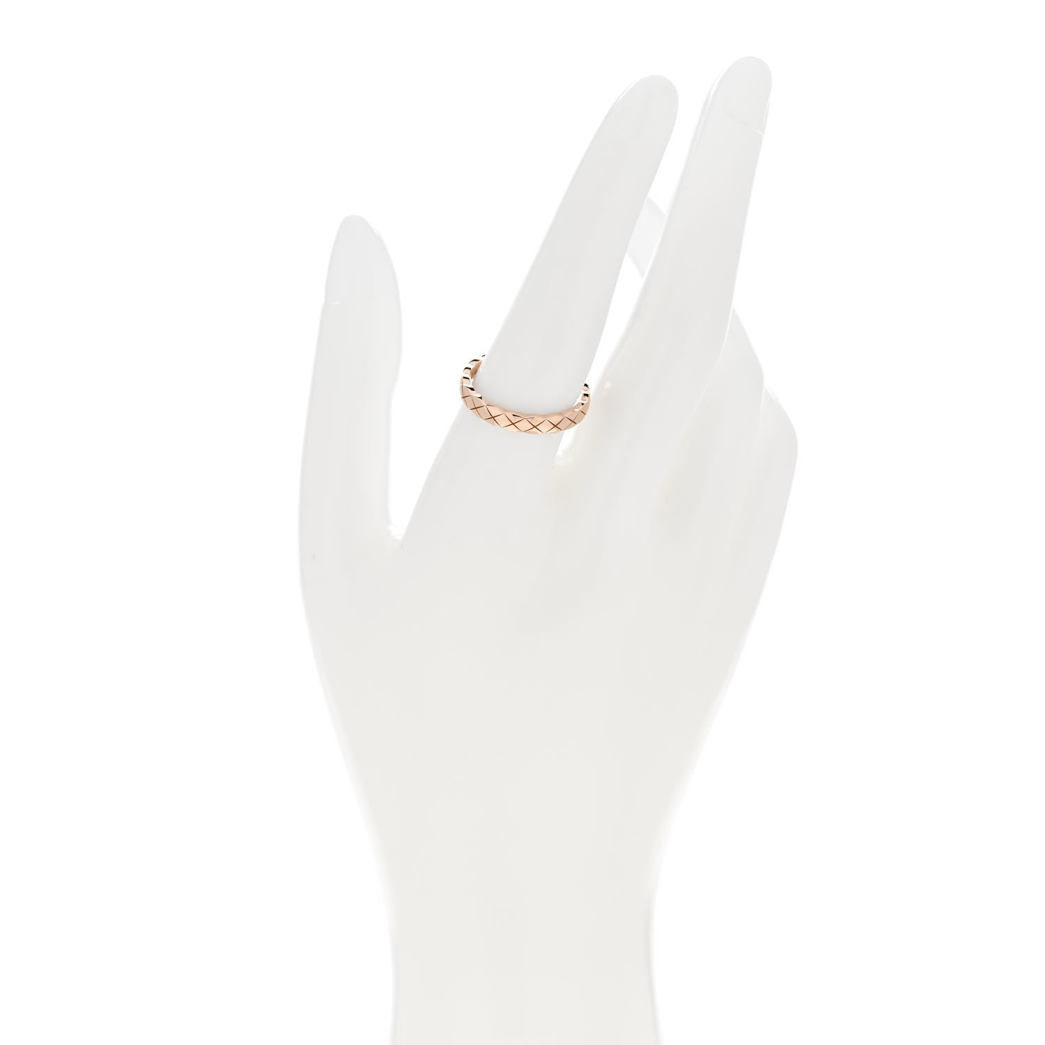 Chanel 18K Beige Gold Mini Coco Crush Ring 57 8 2 of 6