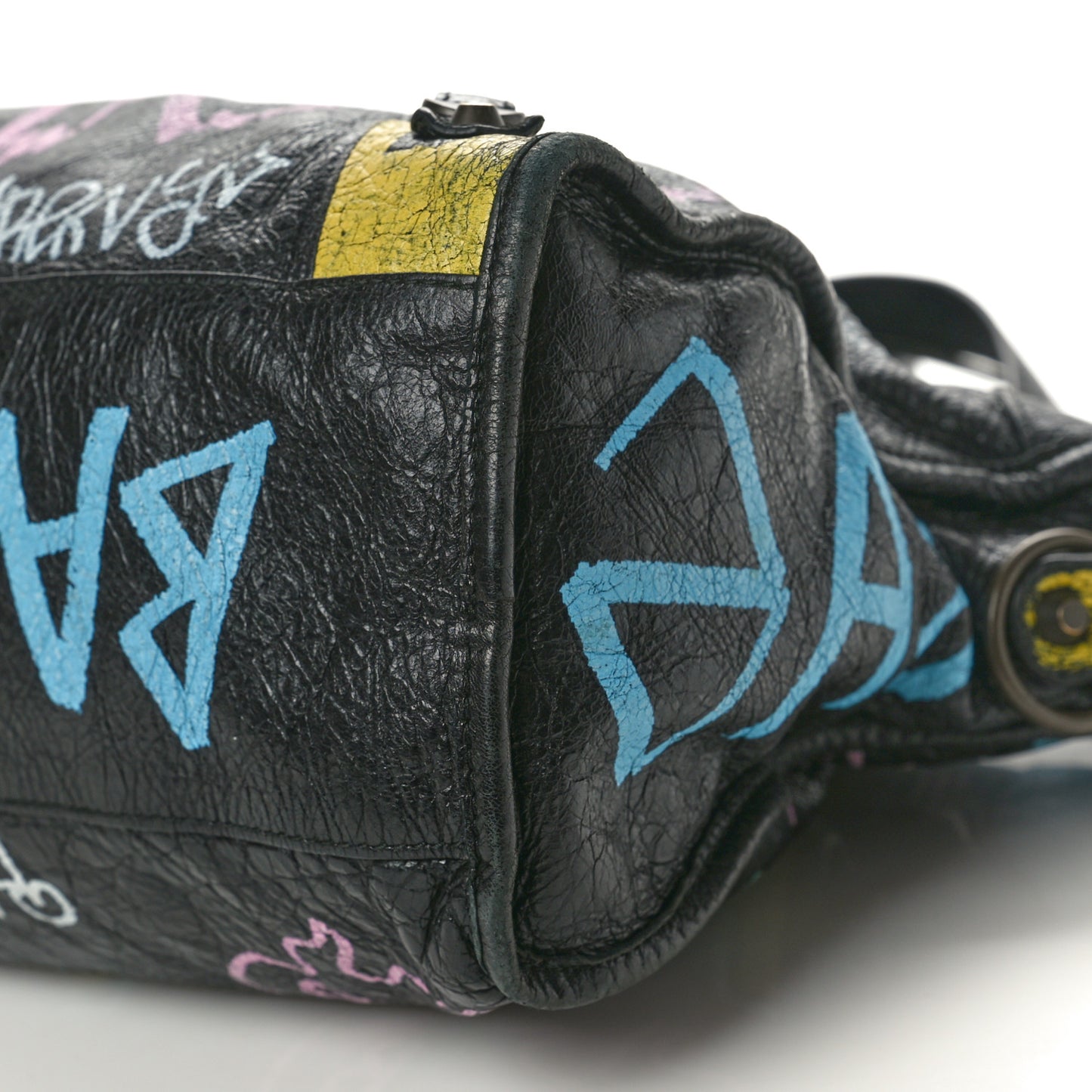 Agneau Graffiti All Over Classic Hardware City Black Multicolor